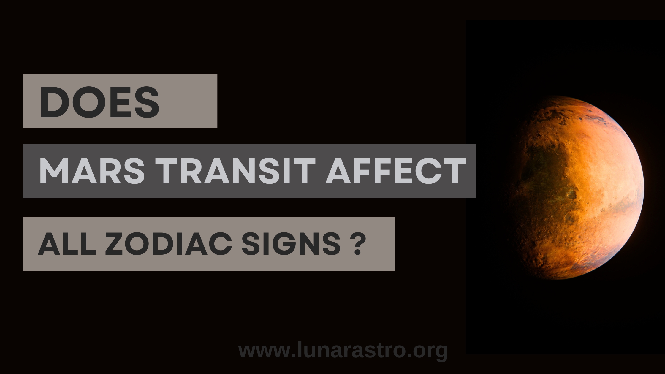 Mars Transit