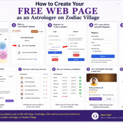 How to create your own web page at Zodiac Village | Teach astrology, consult online and become a certified vendor